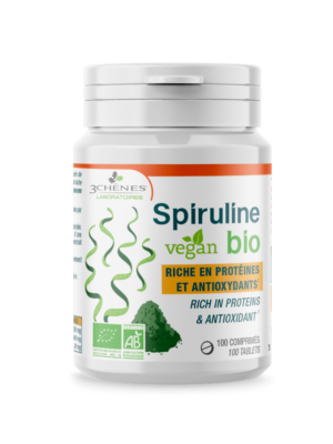 Spiruline Vegan Bio - Tảo Spirulina thuần chay hữu cơ